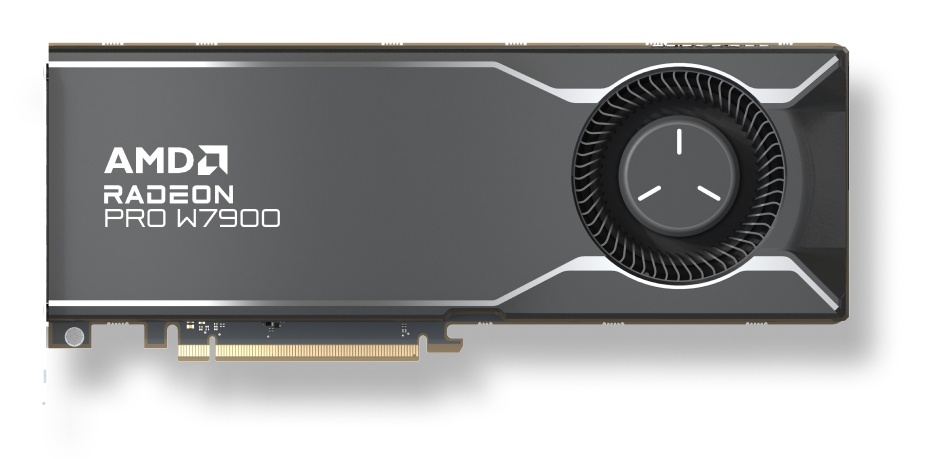 AMD Radeon PRO W7900 workstation graphics card